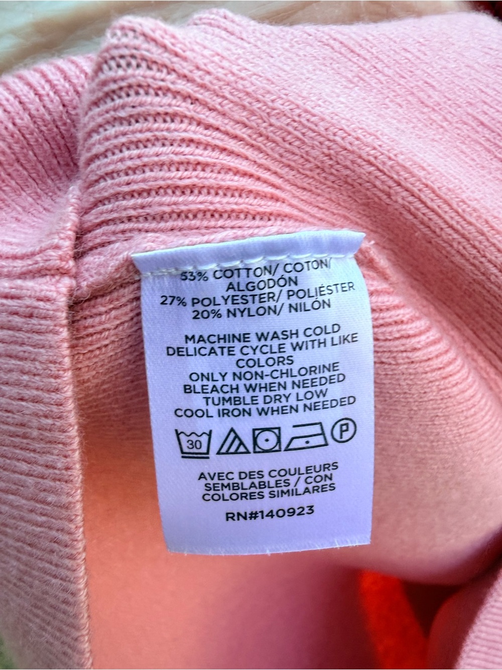NWT Loft Ribbed Off The Shoulder Sweater in Pink Size Medium - Picture 7 of 8